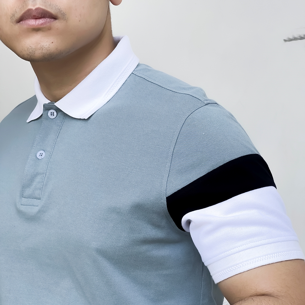 Áo thun polo nam Leman PL236 Vải Cotton Pique cao cấp Regular form