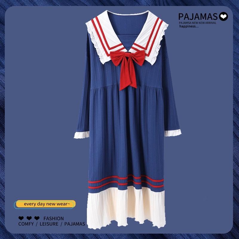 Váy Thuỷ Thủ New Chất Cotton Hàng Quảng Châu Cao Cấp