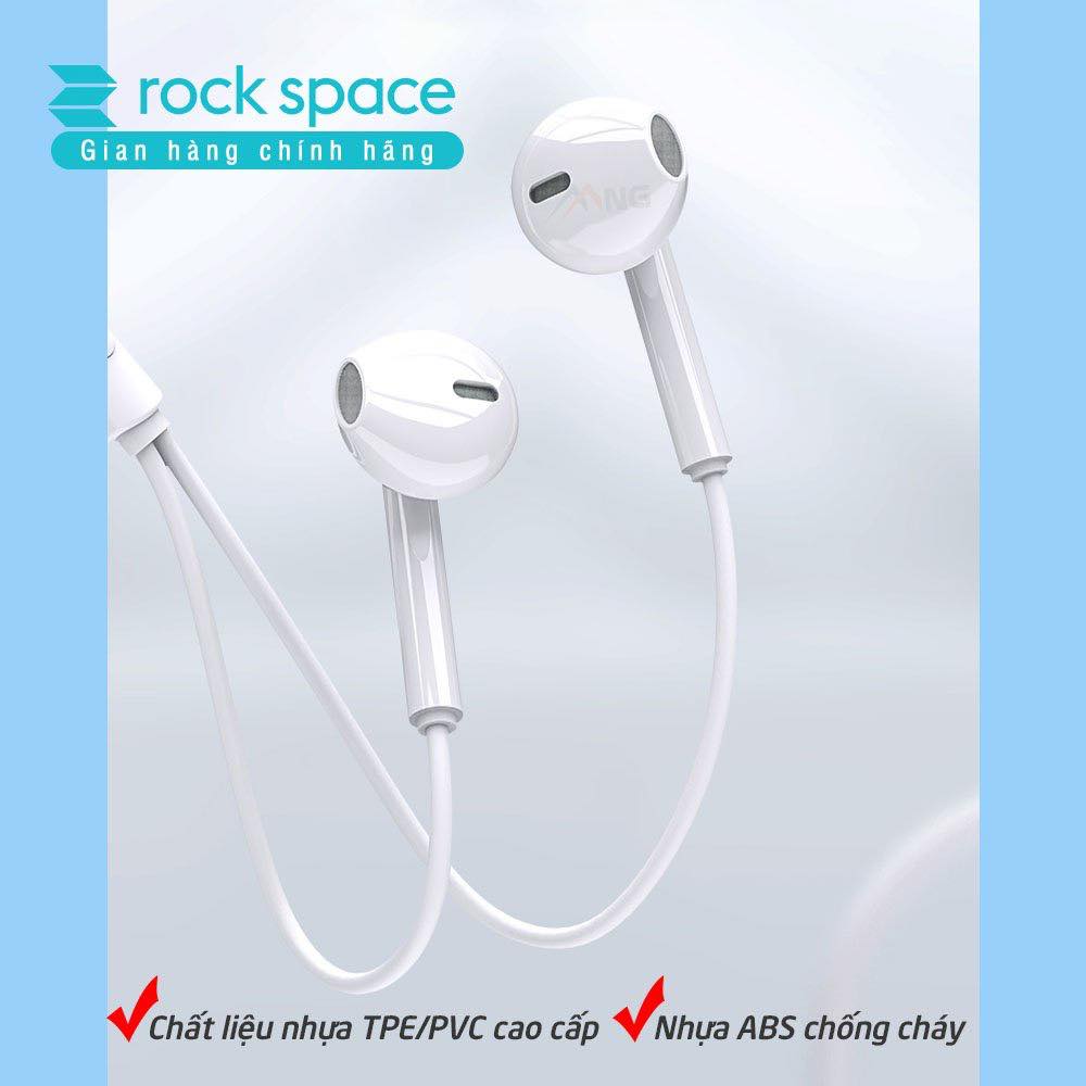 Tai nghe có dây Rockspace ES05 dành cho samsung có mic chuẩn 3,5 nhét tai - Hàng chính hãng