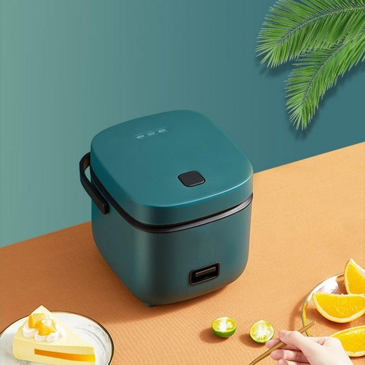 Nồi cơm điện mini lòng chảo chống dính, Rice Cooker thích hợp cho 1-2 người Dung tích 1.2L Electric Cooker