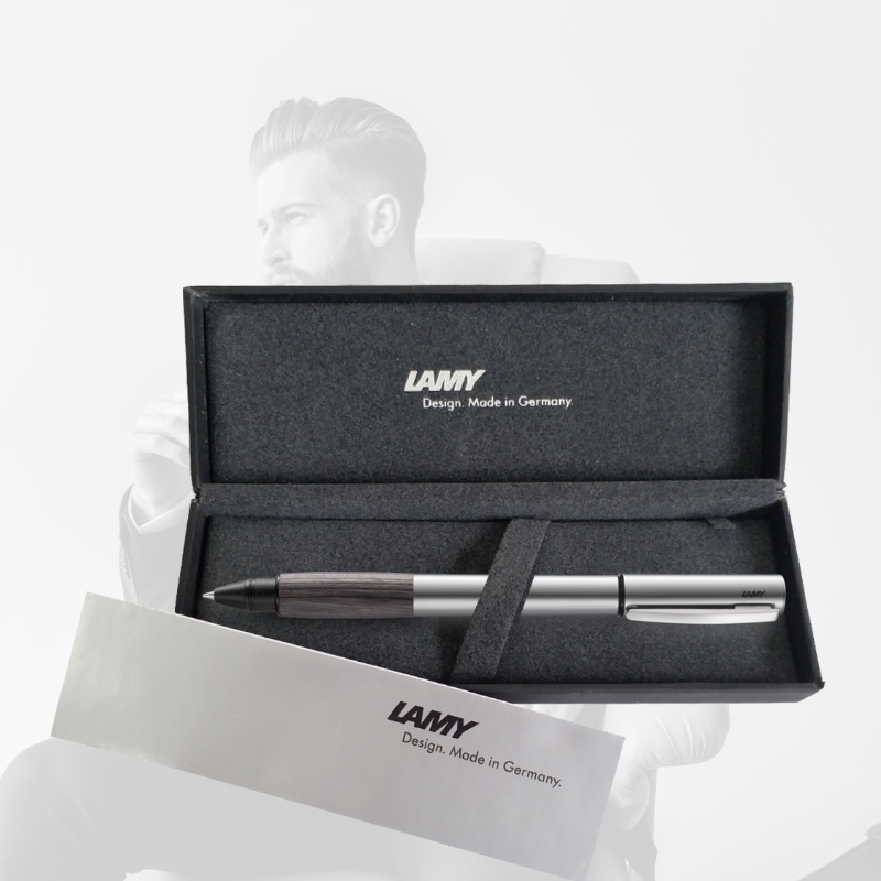 Bút Bi Nước Lamy Accent Kèm Túi Giftset '' Sự Nghiệp Vững Vàng - Vươn Xa Biển Lớn '' Cao Cấp