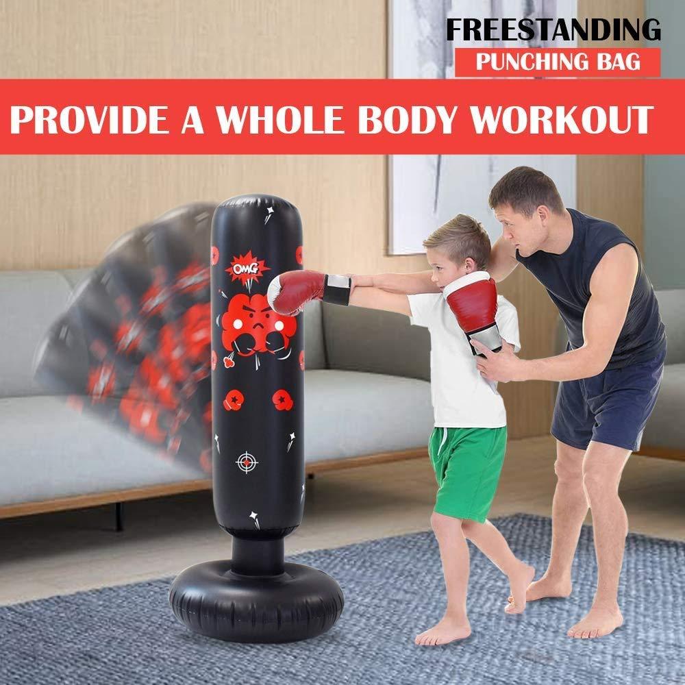 Bấm bóng 120cm, bơm hơi cho trẻ em, túi thức ăn với sự phục hồi ngay lập tức, để thực hành Taekwondo Karate MMA