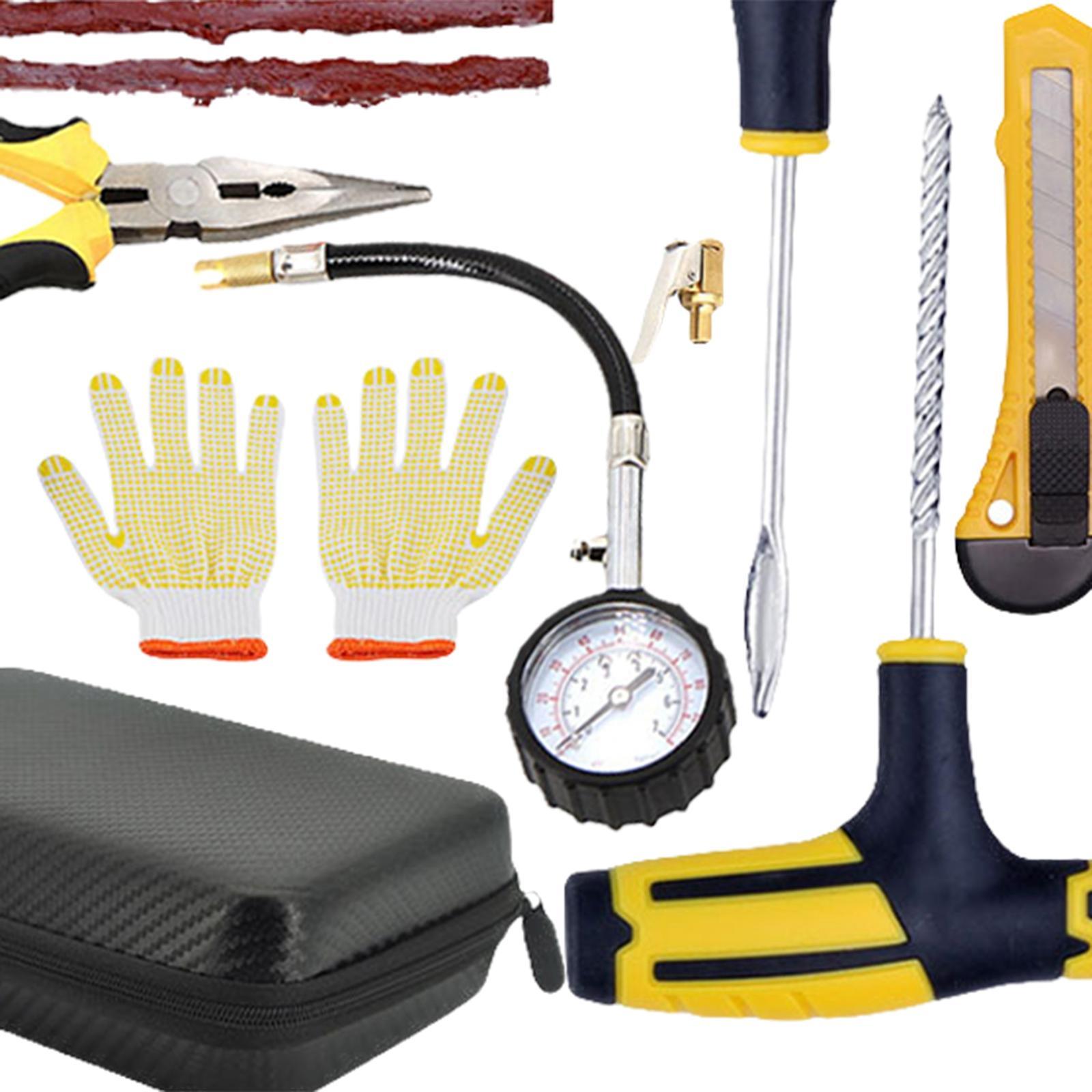 Professional Tire Repair Tools Tyre Puncture Repair Kit for Motorcycle
