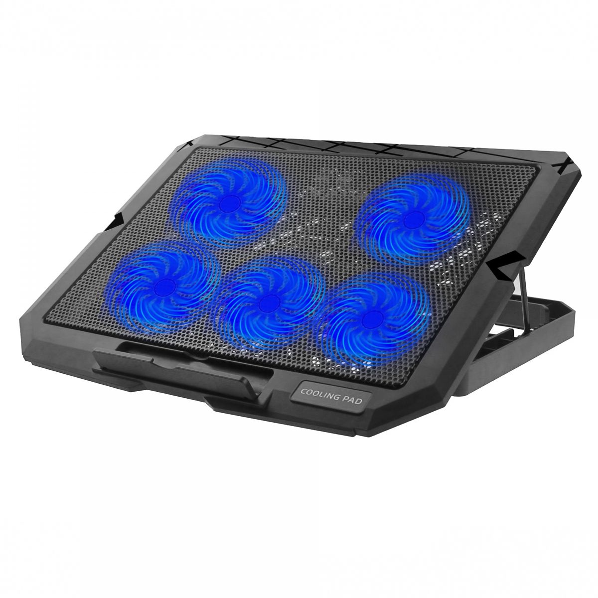 Đế Tản Nhiệt Laptop X5 5 Quạt Lớn Có Đèn Led 2 Cổng USB