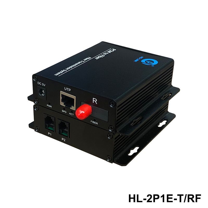 Bộ chuyển đổi quang thoại (J11) 2 kênh Ho-link HL-2P1E-TRL | Ethernet - Hàng Chính Hãng