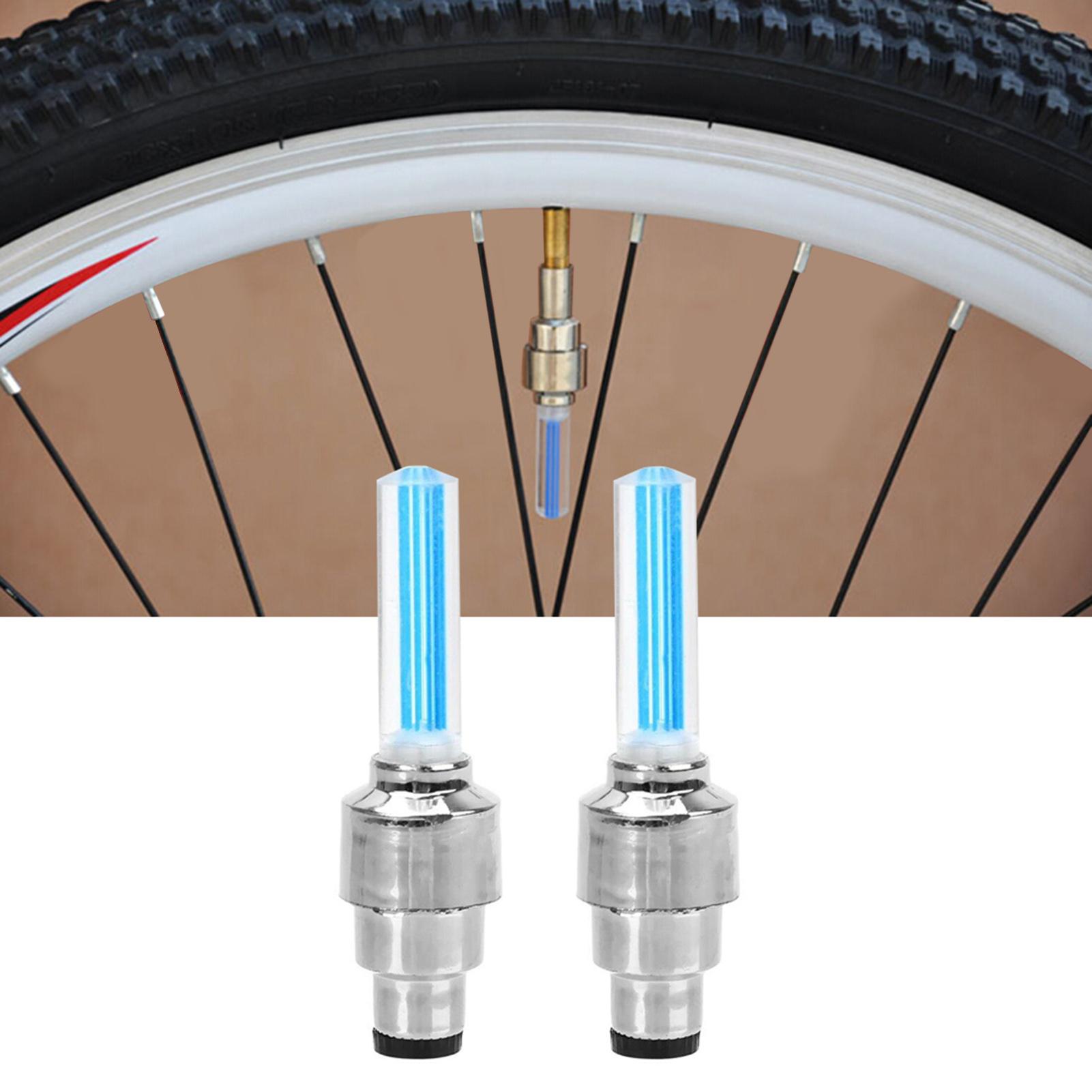 Bộ 4 Đèn Led Gắn Bánh Xe Tự Động Phát Sáng Nhiều Màu Sắc Flash Tyre Wheel Stem