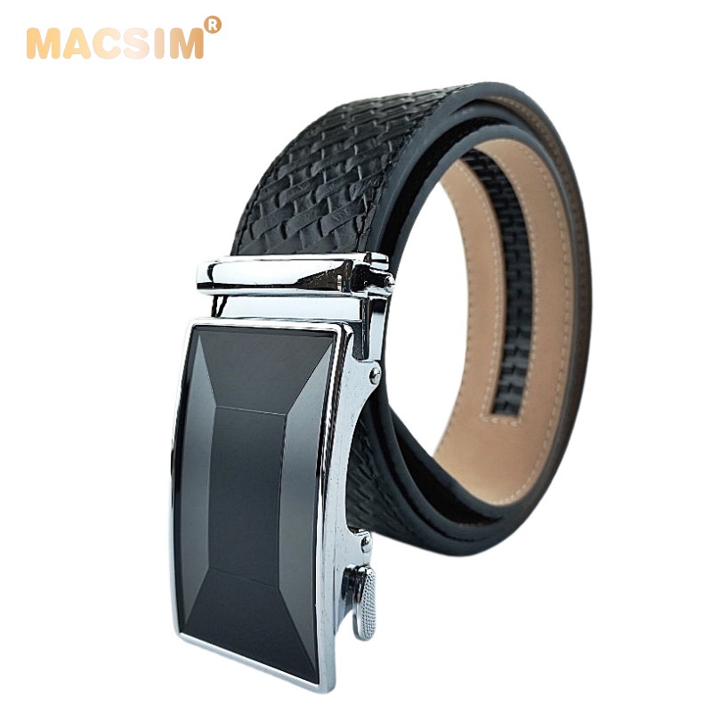 Thắt lưng nam da thật cao cấp nhãn hiệu Macsim MS004