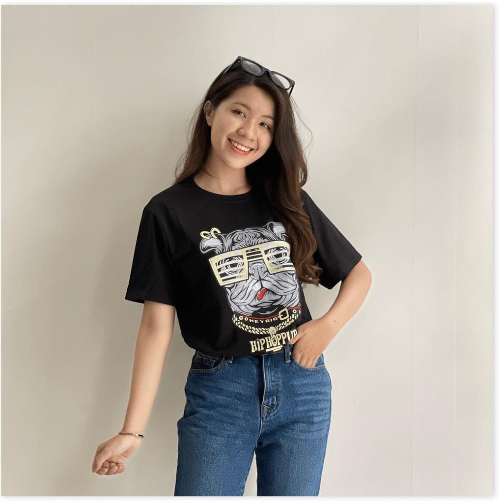 ÁO THUN CỔ TRÒN NỮ HIPHOP CỰC CHẤT , PHONG CÁCH , SIÊU HOTT THỜI TRANG 1HITSTORE1