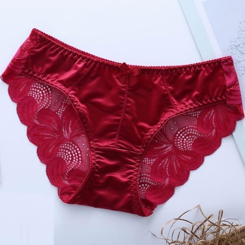Combo 5 Quần Lót Ren Nữ Phi Lụa Dòng Cao Cấp - Quần Sịp Nữ N14