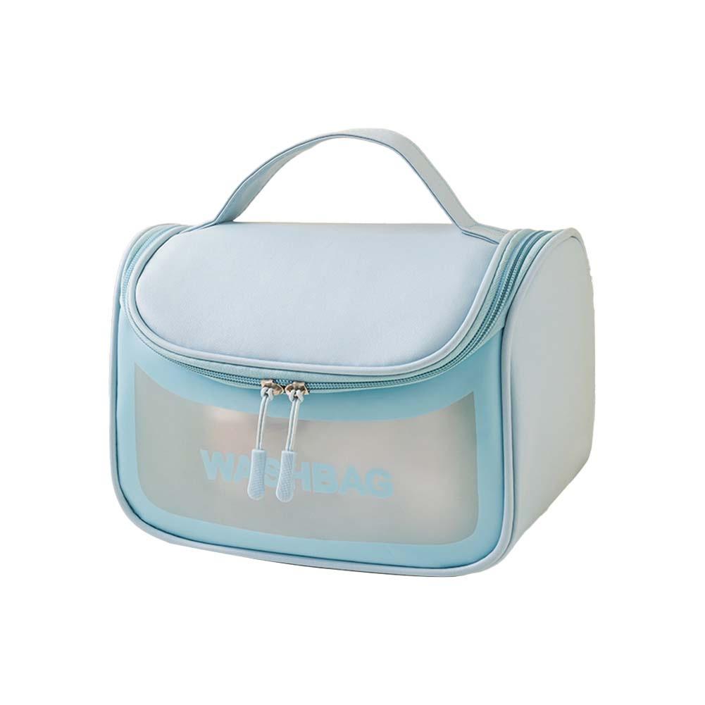 Túi đựng mỹ phẩm du lịch trong suốt cao cấp WASHBAG Có Móc Treo