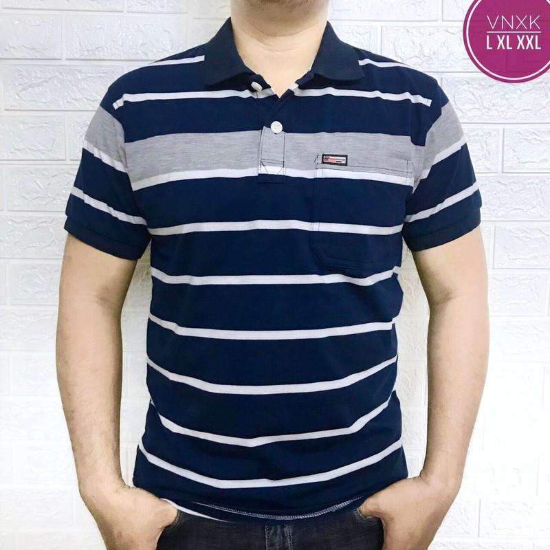 Áo Thun nam lớn tuổi có túi️ Hàng VNXK ️Áo thun nam trung niên có túi ( chất liệu cotton 100%)