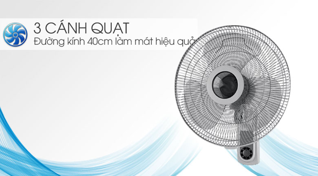 Quạt treo tường FW406 - Hàng Chính Hãng