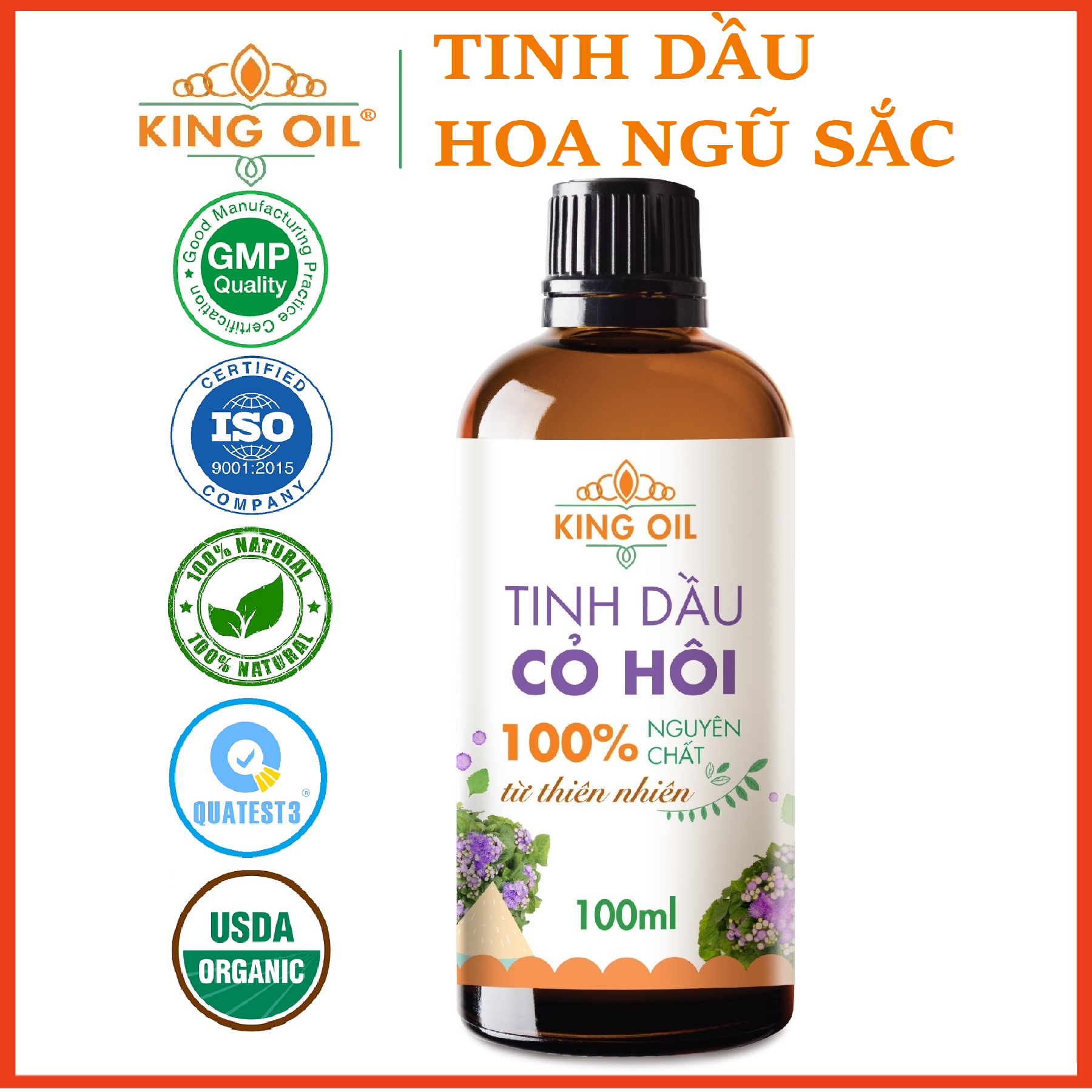 Tinh dầu hoa ngũ sắc nguyên chất từ thiên nhiên - KingOil