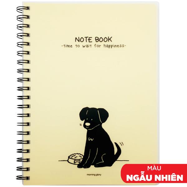 Số Lò Xo Kẻ Ngang Black Puppy - Morning Glory 88577
