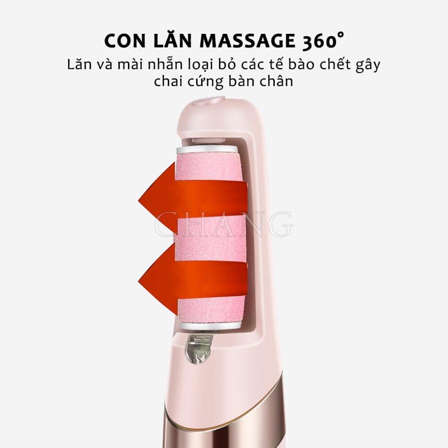 Máy chà gót chân tự động, tẩy tế bào chết kèm cổng sạc USB dụng cụ chà gót cho tiệm nail