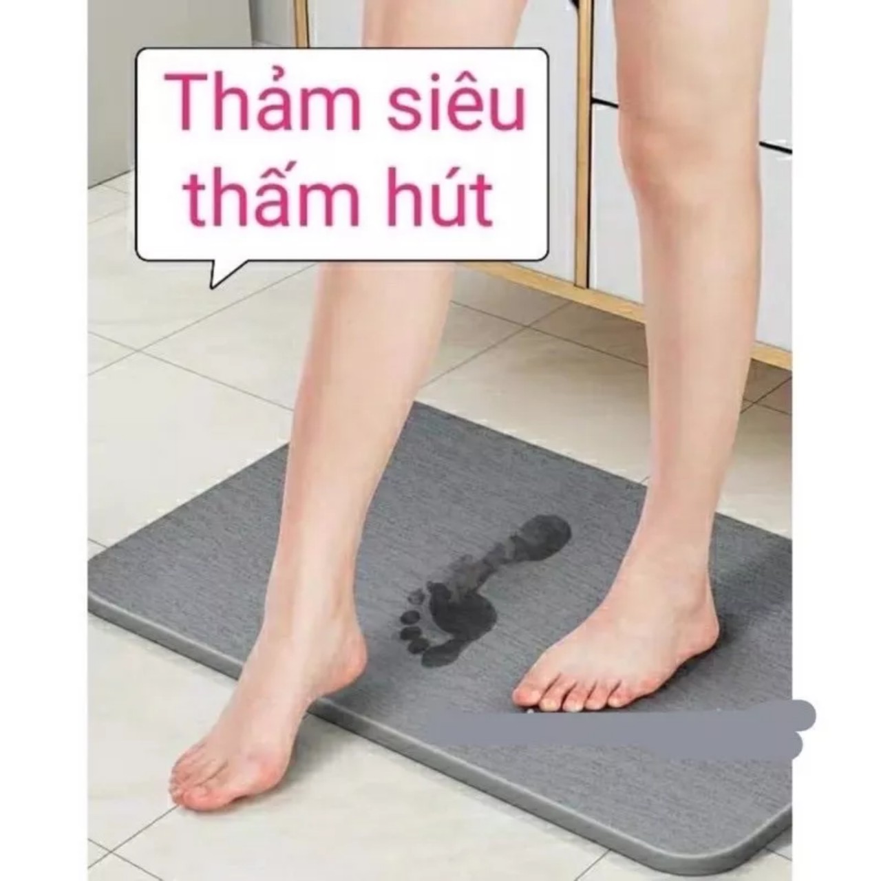 Thảm đá dậm chân siêu thấm hút