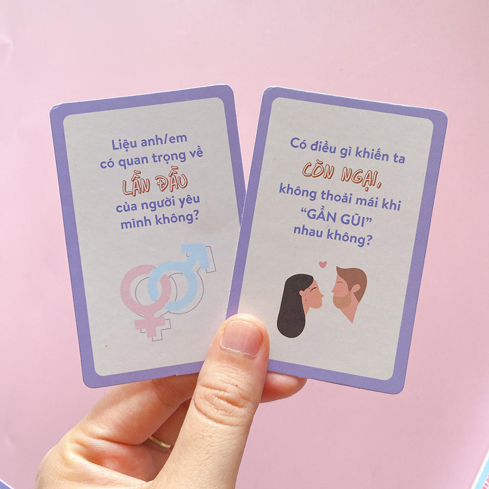 Bộ Bài Cặp Đôi Our Memories Kết Nối Và Thấu Hiểu Đối Phương Drinking Game Dành Cho Cặp Đôi Yêu Nhau Hoặc Vợ Chồng