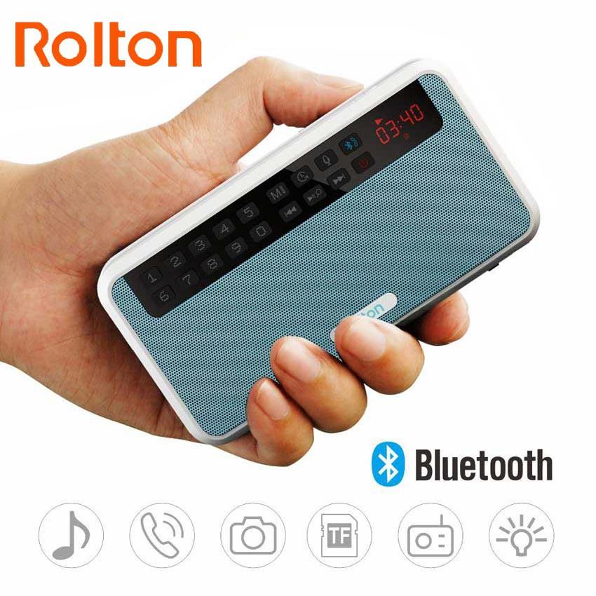 ĐÀI FM BLUETOOTH NGHE NHẠC CHẤT ROLTON E500 HÀNG CHÍNH HÃNG