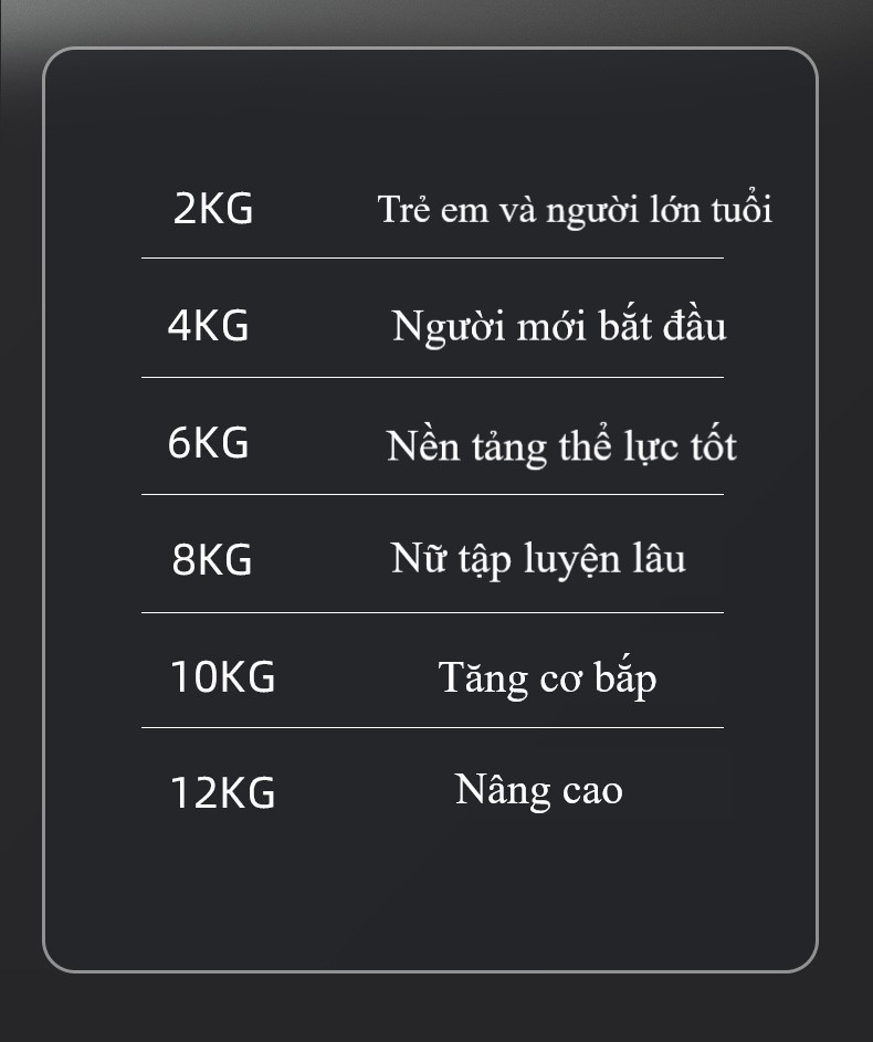 Tạ Bình Vôi, Tạ Ấm, Tạ Quai Xách, Tạ Chuông Dụng Cụ Tập Gym Tập Mông Đùi Gym Thể Dục Tại Nhà