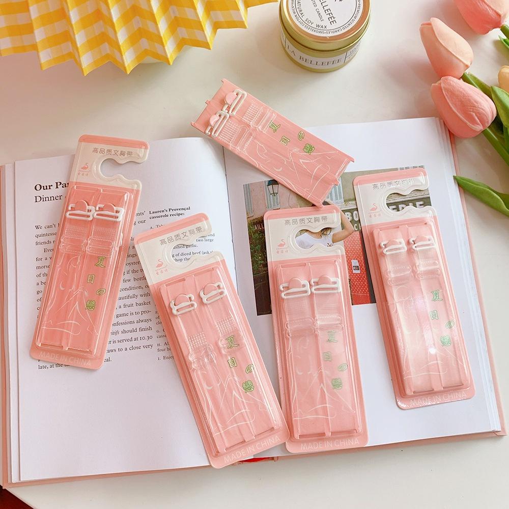 Dây Áo Trong Suốt Silicon Cao Cấp Đóng Bìa Hồng - Điều Chỉnh Tăng Giảm Dẻo Bền Đẹp DUASHOP.