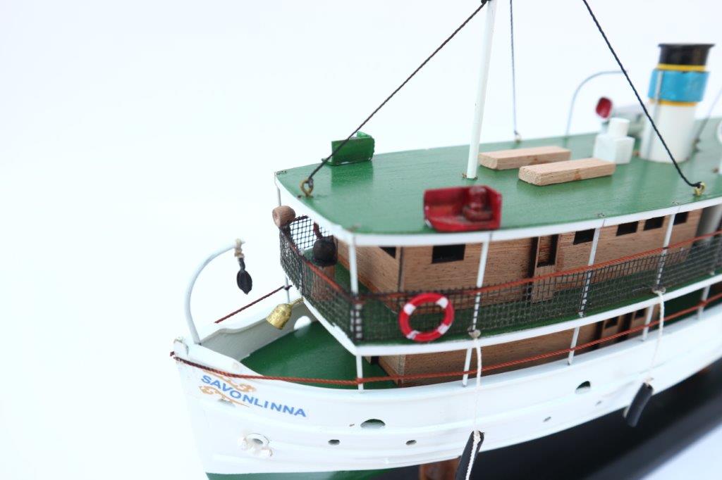 Mô Hình Thuyền Gỗ Giá Rẻ Gia Nhiên Dạng Thuyền Du Lịch SS SAVONLINNA Chuẩn Hàng Xuất Khẩu