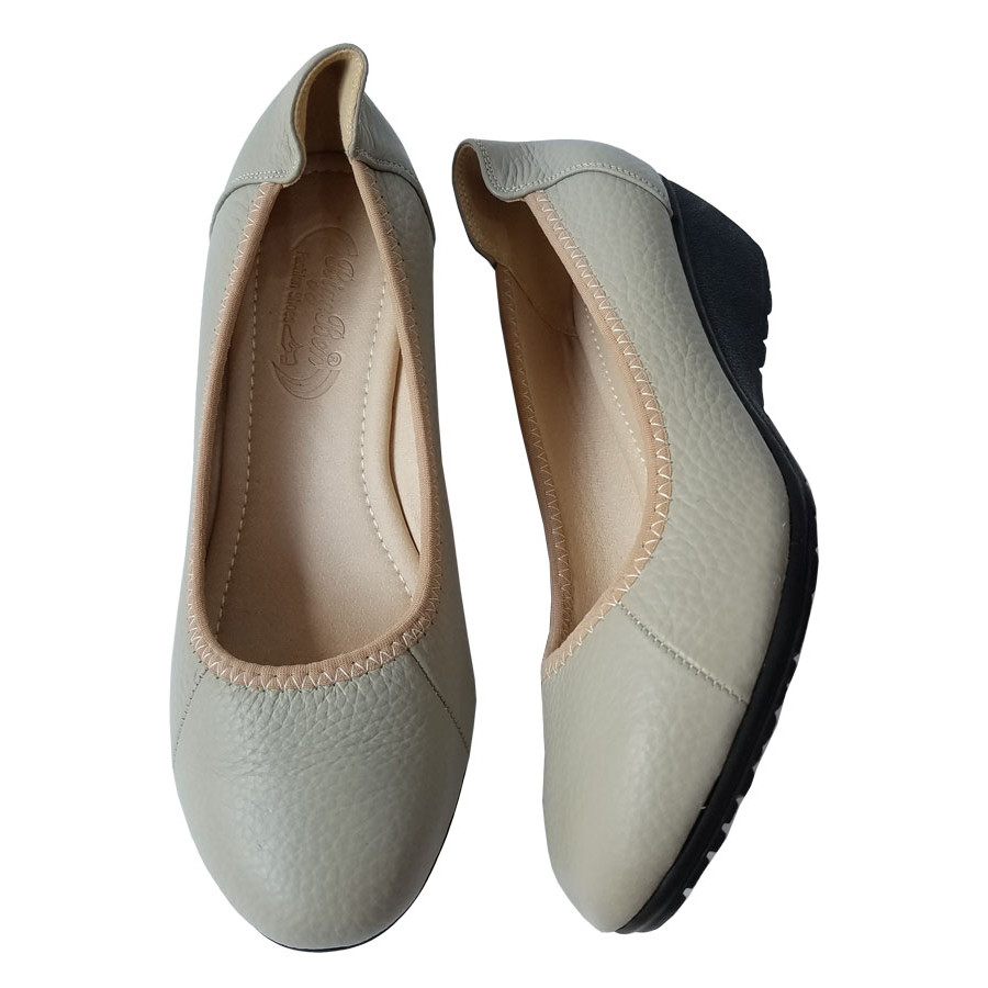 Giày Búp Bê Nữ Da Bò Biggben Cao Cấp Bb93 - 39 - Xanh