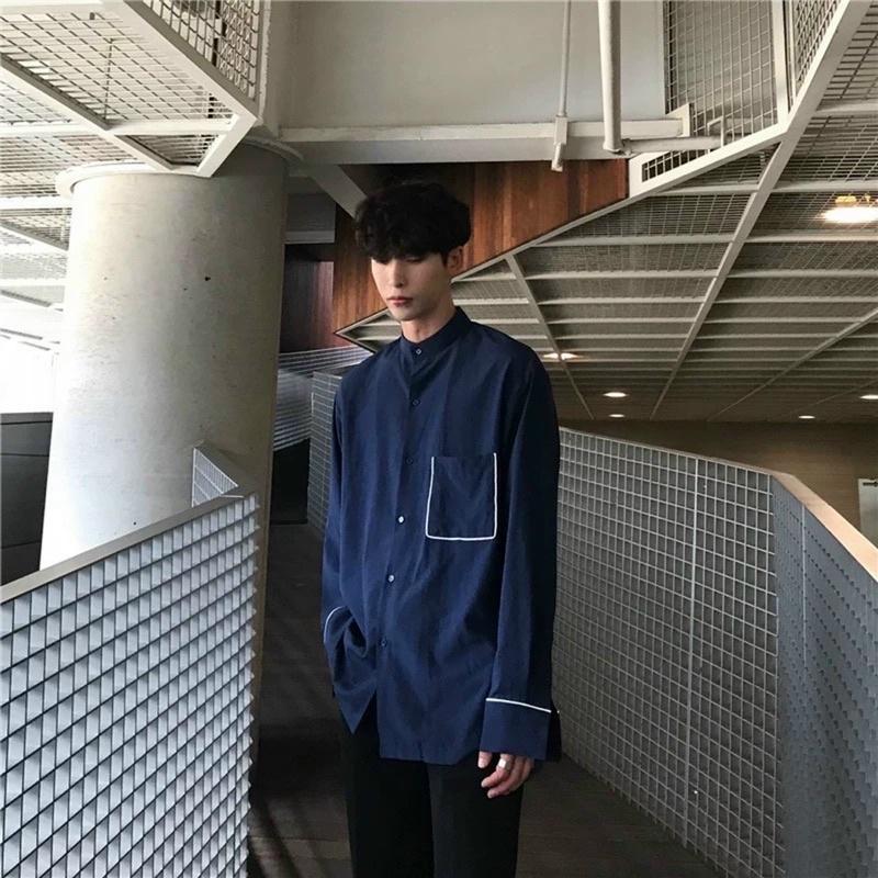 Sơmi Nam thiết kế viền túi