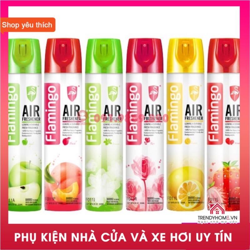 Xịt Khử Mùi Hôi Ô Tô Flamingo F011 330ml Nước Hoa chính hãng hiệu quả lâu dài lương hương đến 12 giờ