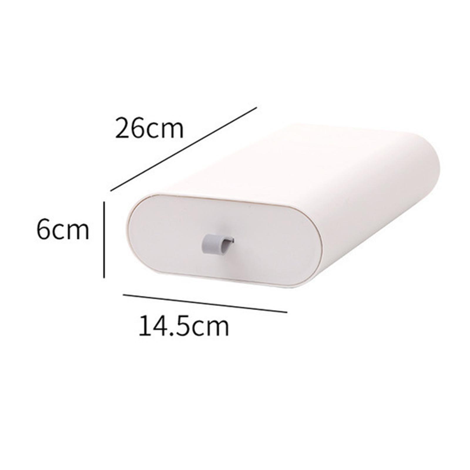 2x Hiding Under Desk Drawer Organizer Drawer Tray Storage Home