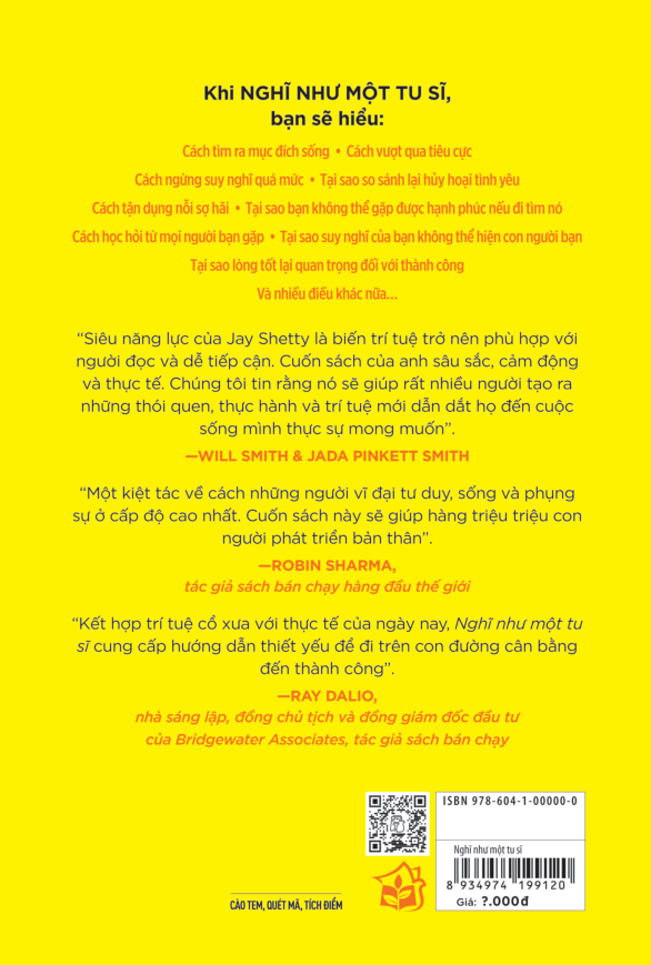 Sách Nghĩ như một tu sĩ: Xua tan tiêu cực, chữa lành lo âu