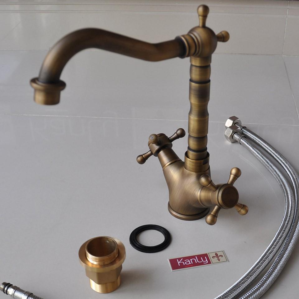 Vòi Lavabo Nóng Lạnh Cổ điển cao cấp