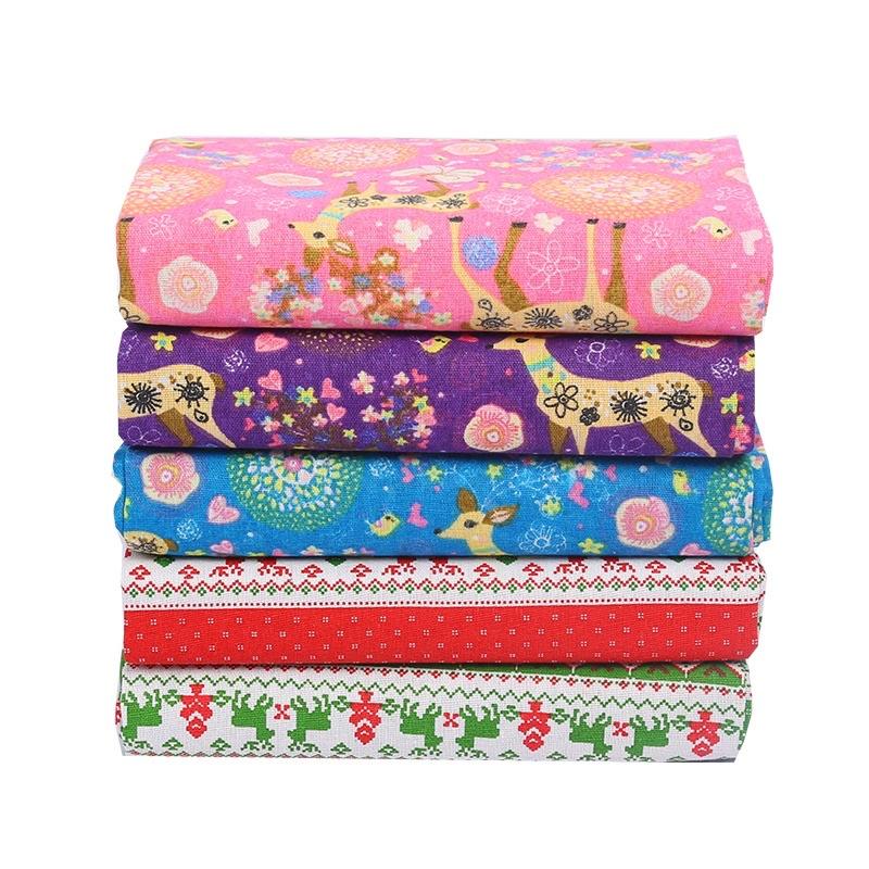 Vải Bố Vải Canvas Decor Trang Trí May Rèm, Màn Cửa Sổ, Khăn Bàn, Khăn Picnic, Phông Chụp Ảnh Họa Tiết Giáng Sinh