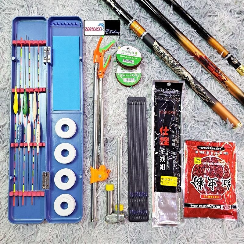 Cần câu tay Đế Vương Chư Hầu 6H chuyên săn hàng bản 2023, CT48 - Sanami Fishing