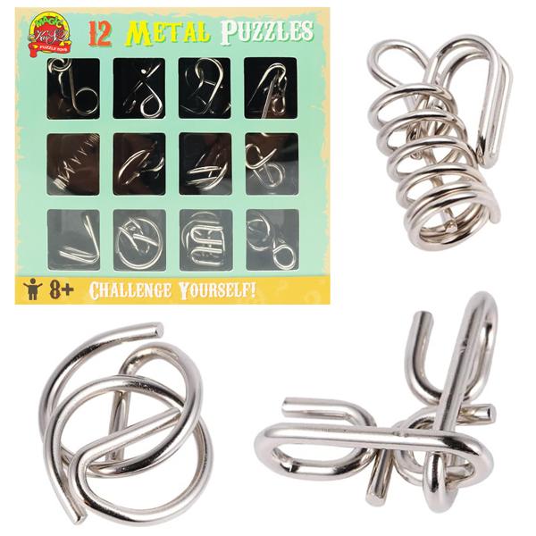 Đồ Chơi Hack Não Khóa IQ - Metal Puzzles 1712 (12 Chi Tiết)