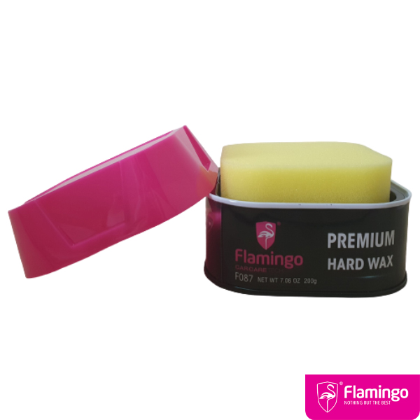 Wax Premium Nano Sáp Cứng Cao Cấp Phủ Bóng Bảo Vệ Sơn Xe Flamingo F087 200g