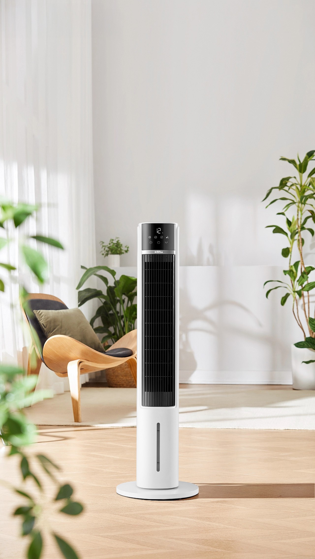(MODEL NEW 2026) Máy Làm Mát Lọc Khí Ion Âm Haatz HydroIon Breeze Cooler HBC350 Quạt Tháp Haatz Điều Khiển Từ Xa - Hàng Chính Hãng