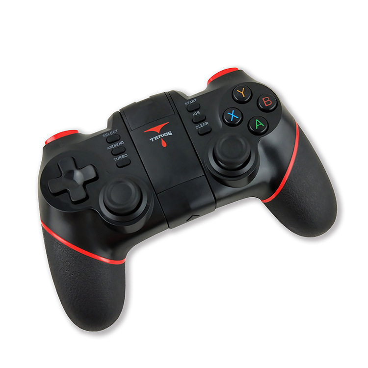 Tay cầm chơi game bluetooth Terios T6 + usb không dây - chơi trên iOS, Android, PC, PS3 (Hàng nhập khẩu)