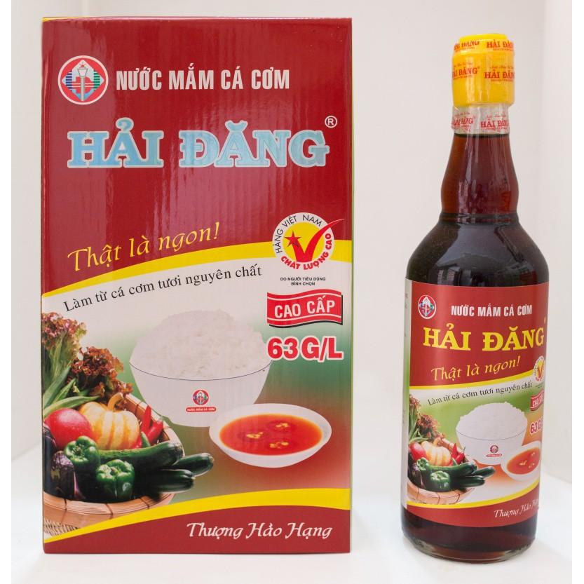 Hộp 2 chai x 500ml – 63 độ – Nước Mắm Hải Đăng