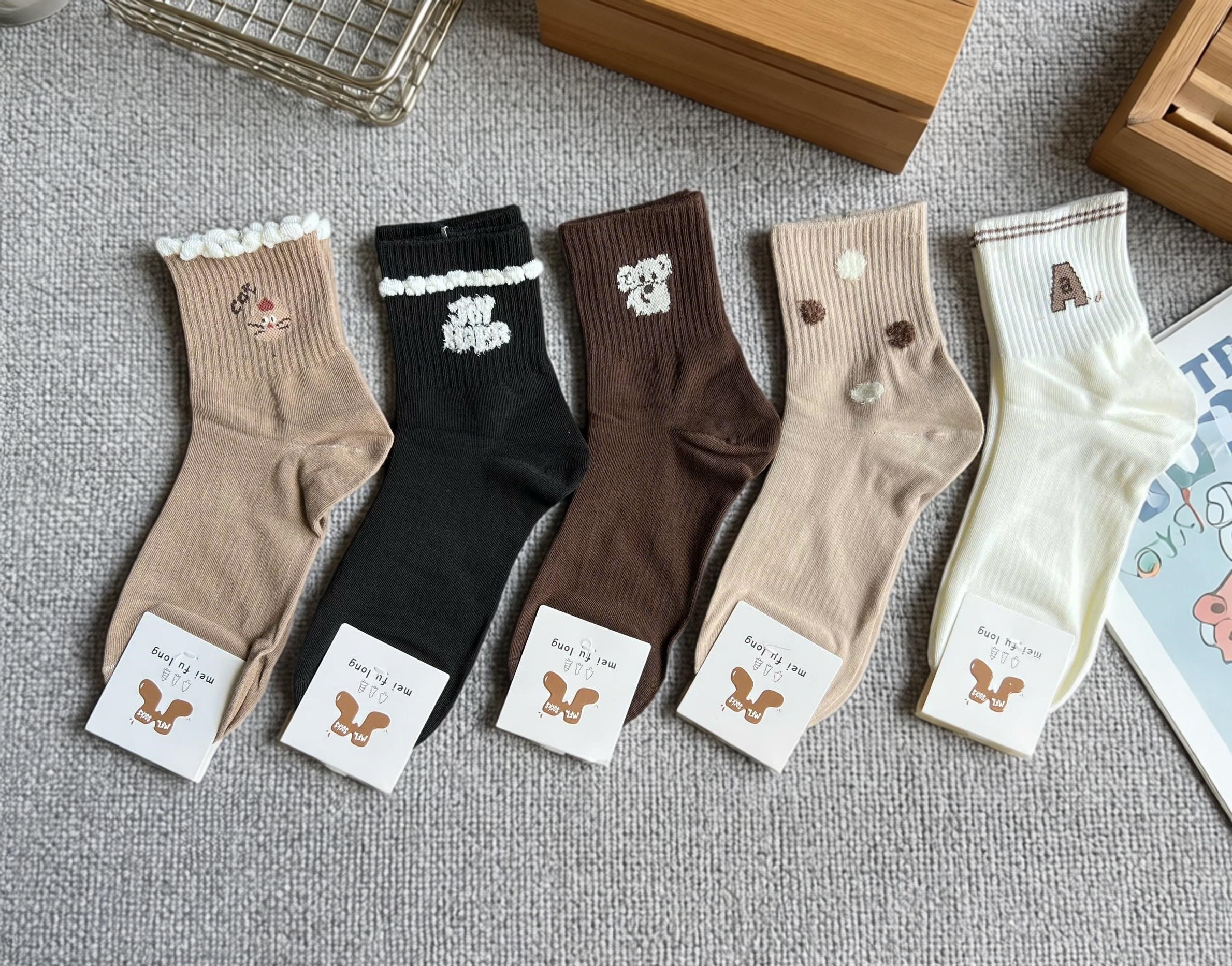 SET 5 ĐÔI TẤT VỚ NỮ CAO CỔ MÃ 18 DÀNH CHO NỮ