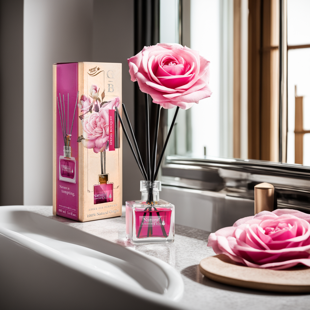 Nước hoa thơm phòng Elix - Garden Botanica - Hương Spring Bouquet (Hoa Anh Đào) - 100ml Khử mùi tốt, lưu hương lâu, sản phẩm Chính Hãng nhập khẩu Ba Lan