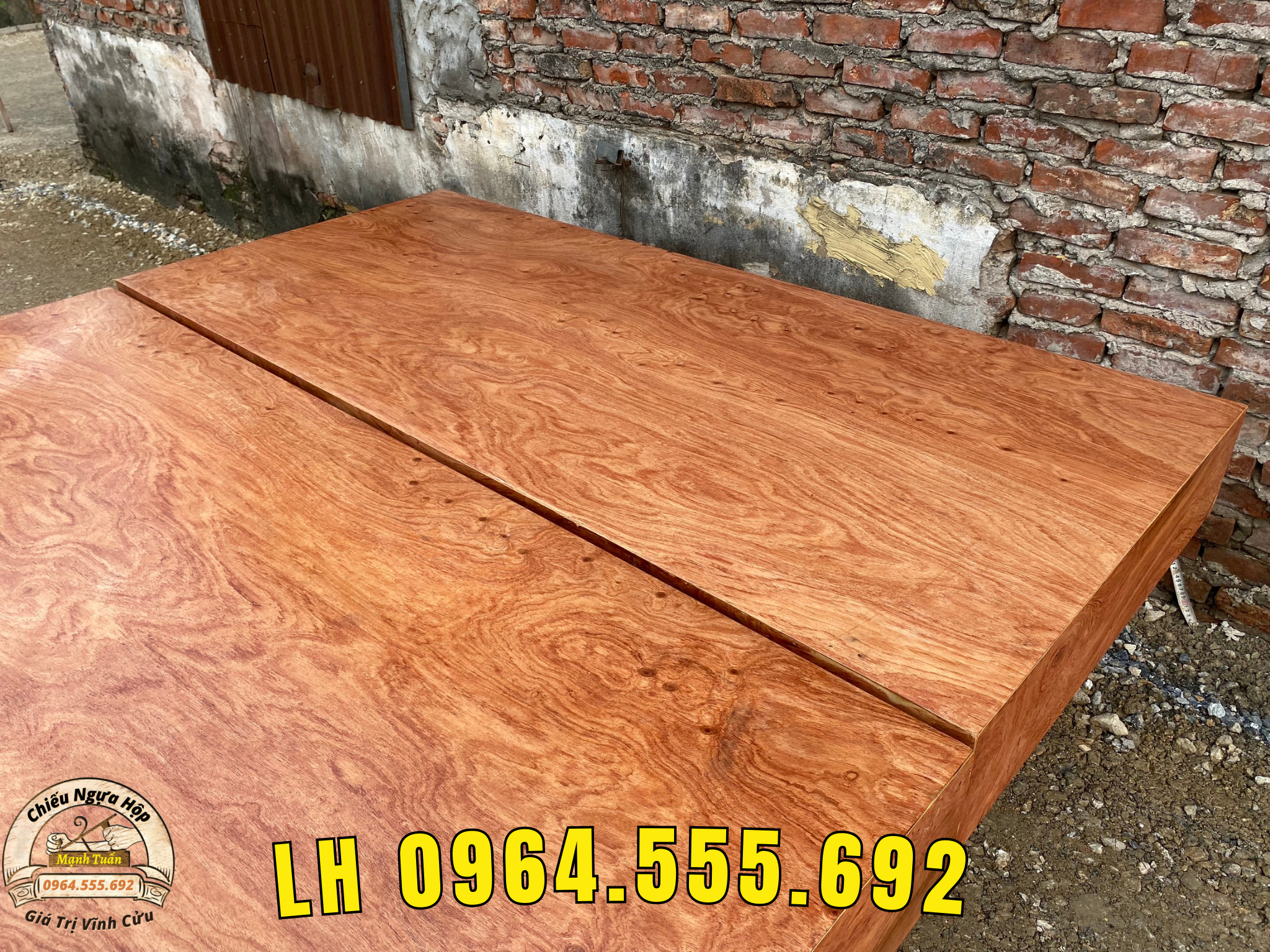 Mộc Chiếu Ngựa Hộp - Gỗ Hương Đá