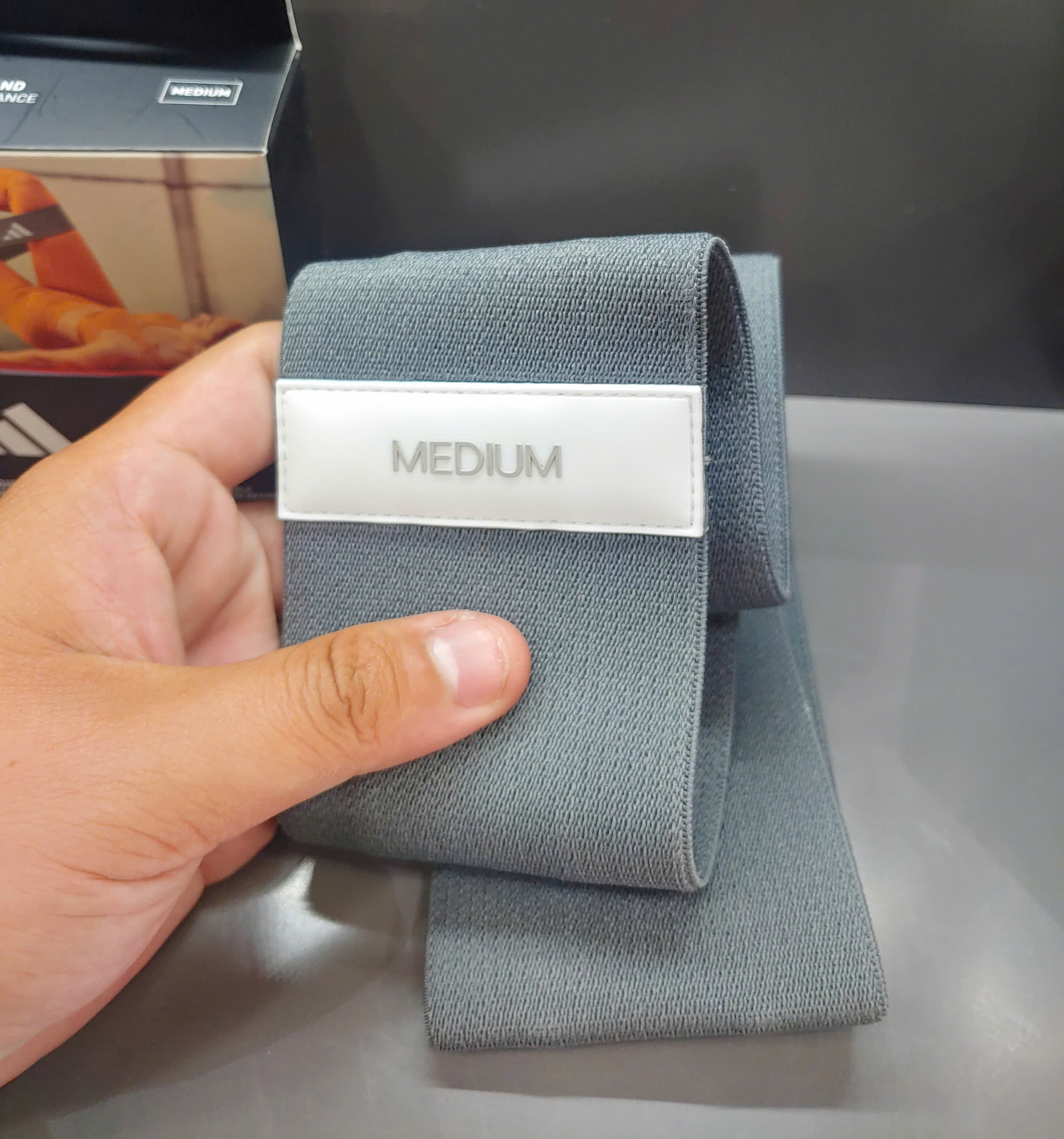 Dây Kháng Lực Thun Co Giãn ADIDAS ADTB-1070 Resistance Band (Bảng rộng 7.5 cm) - Hàng Chính Hãng