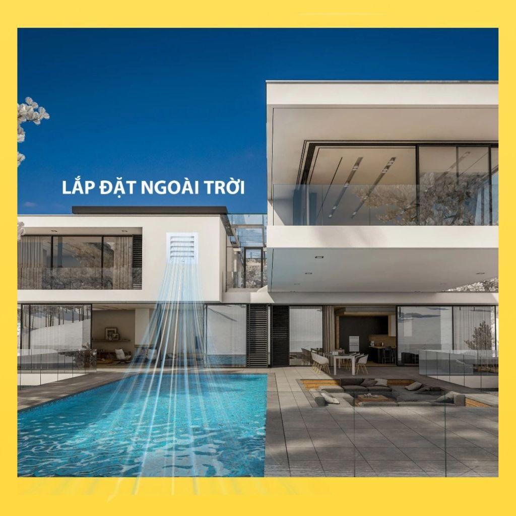 Asia Green - Cửa Gió Nan Z Kèm Lưới Chắn Côn Trùng, Ngăn Nước Mưa, Hợp Kim Nhôm Cao Cấp Hàng chính hãng (Bao gồm VAT)