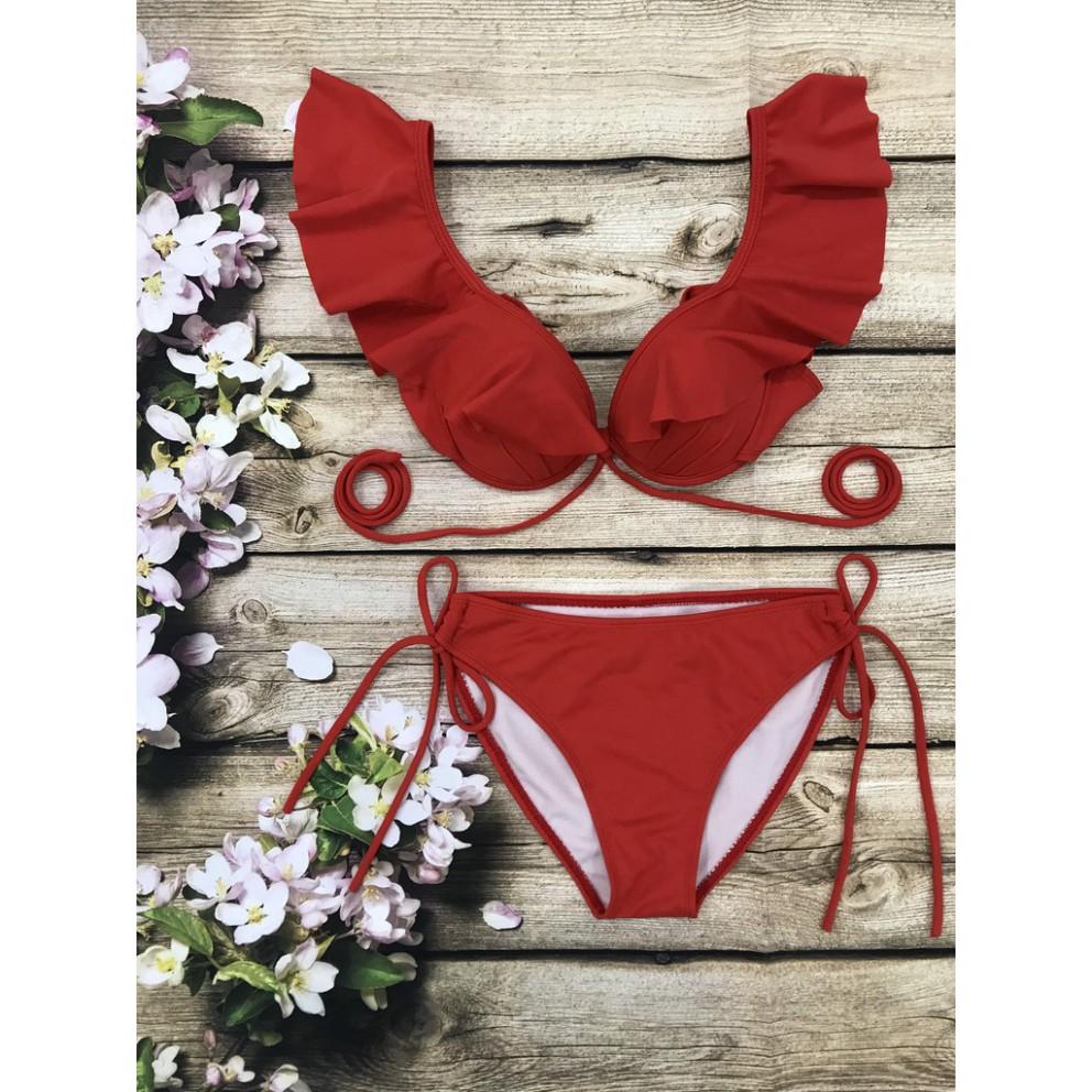 Bikini 2 mảnh cánh tiên, cạp thấp - Eva Shop - Cực Secxy, nâng ngực