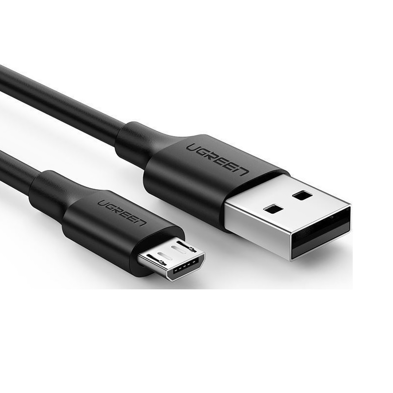 cáp Micro Usb 2.0 mạ nickel chống nhiễu Ugreen 827NK60827CN 3M màu đen hàng chính hãng