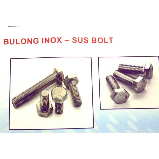 Bulon inox nhiều loại 10lyx10 con