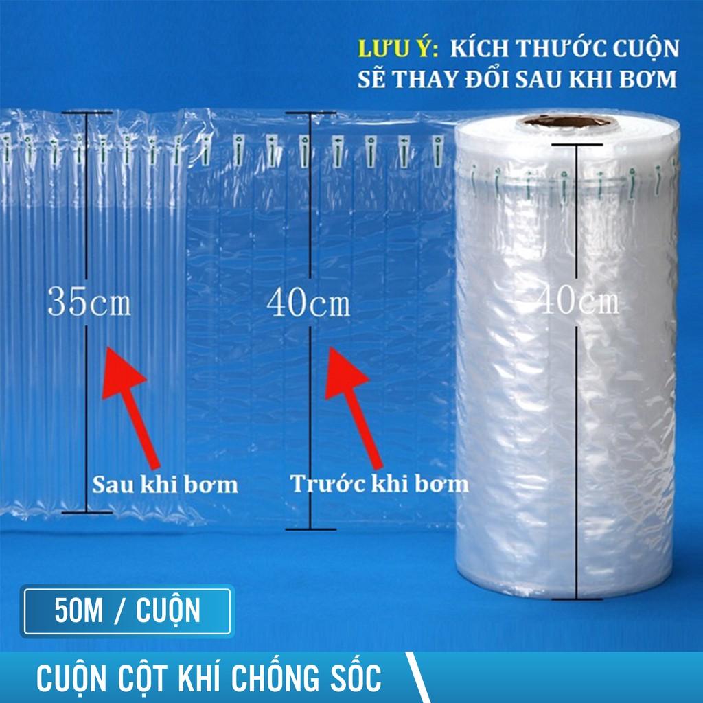 Đệm hơi cuộn khổ 15cm dài 50m gói hàng chống sốc bóng khí bọc hàng inflatable túi khí chèn hàng