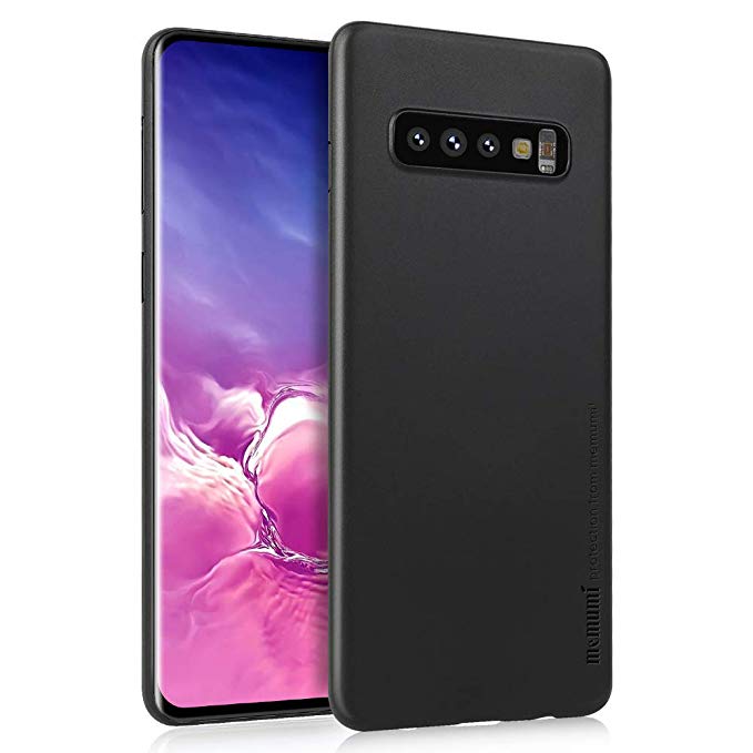 Ốp lưng nhám siêu mỏng 0.3mm cho Samsung Galaxy S10 hiệu Memumi có gờ bảo vệ camera - Hàng chính hãng