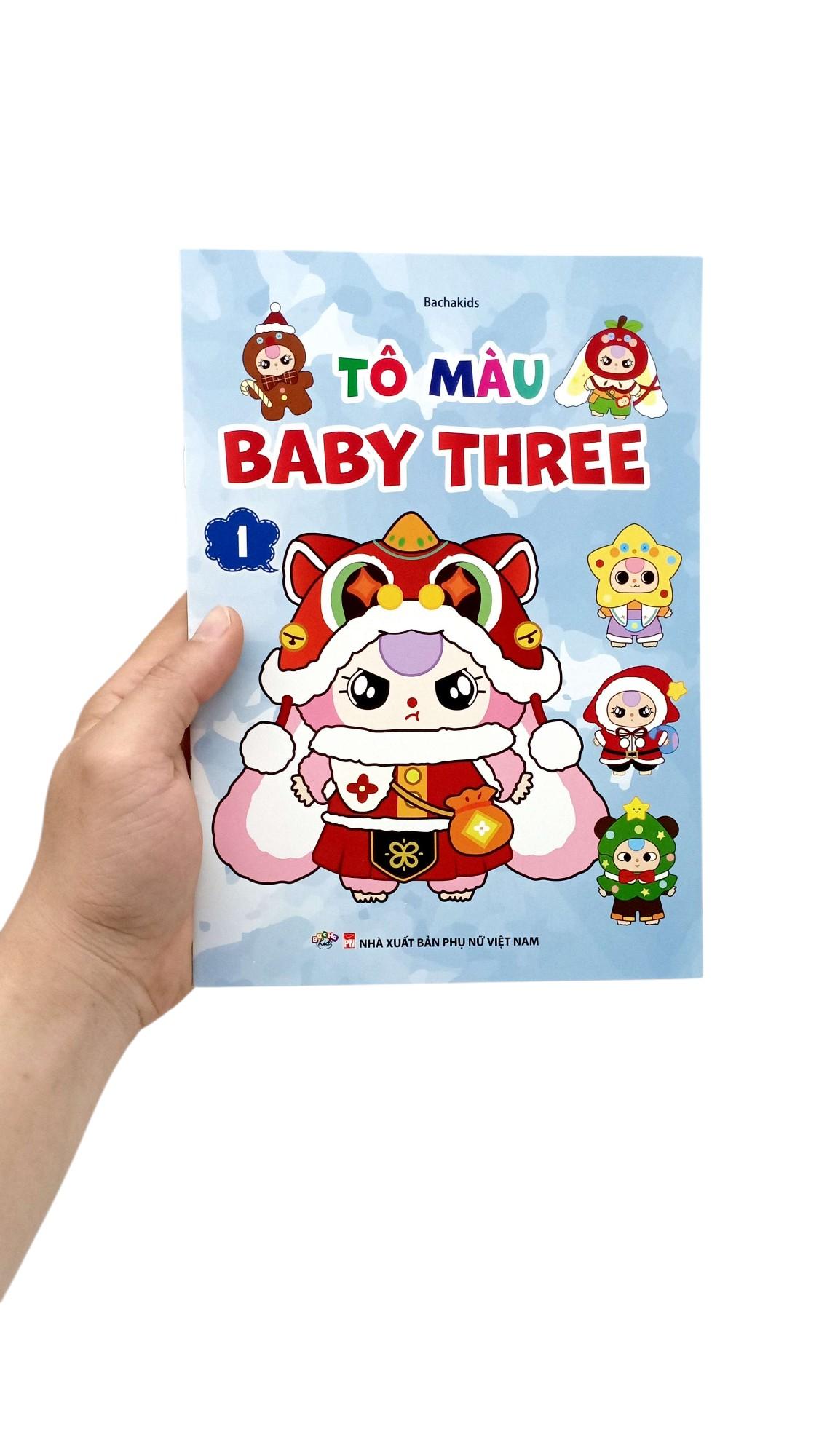 Sách - Tô Màu Baby Three 1