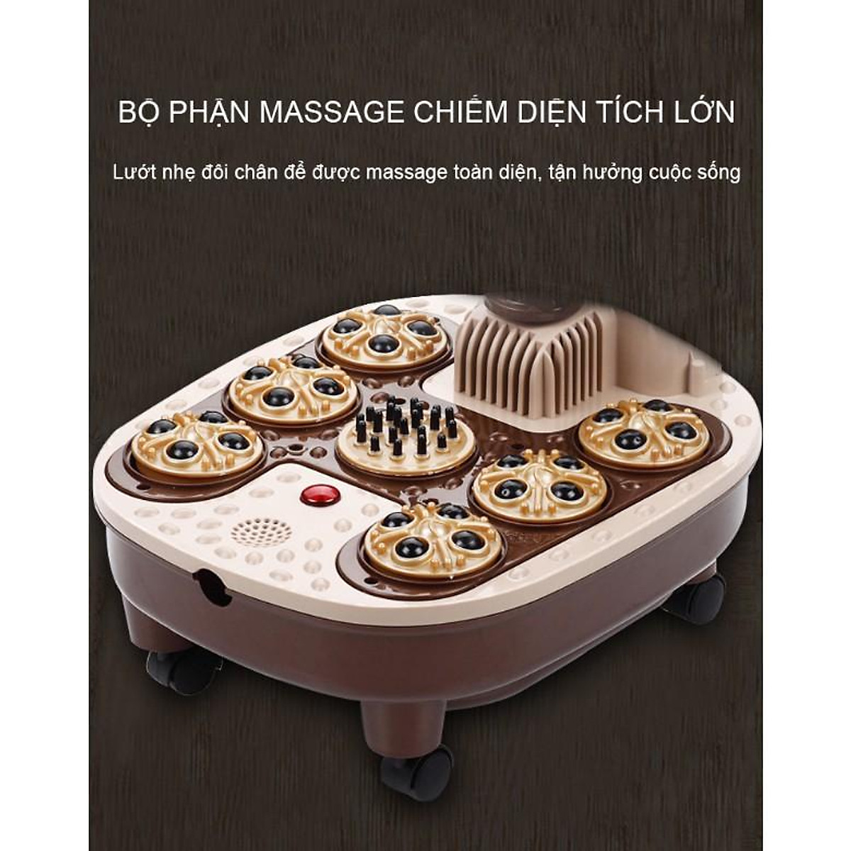 Massage ngâm chân bồn ngâm cao cấp con lăn tự động